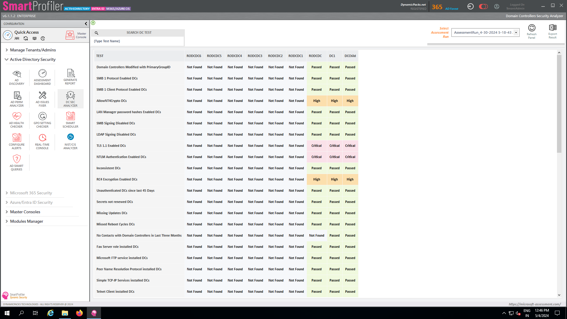 Performing Active Directory Security Assessment