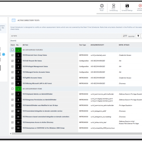 Using AD Assessment Scheduler